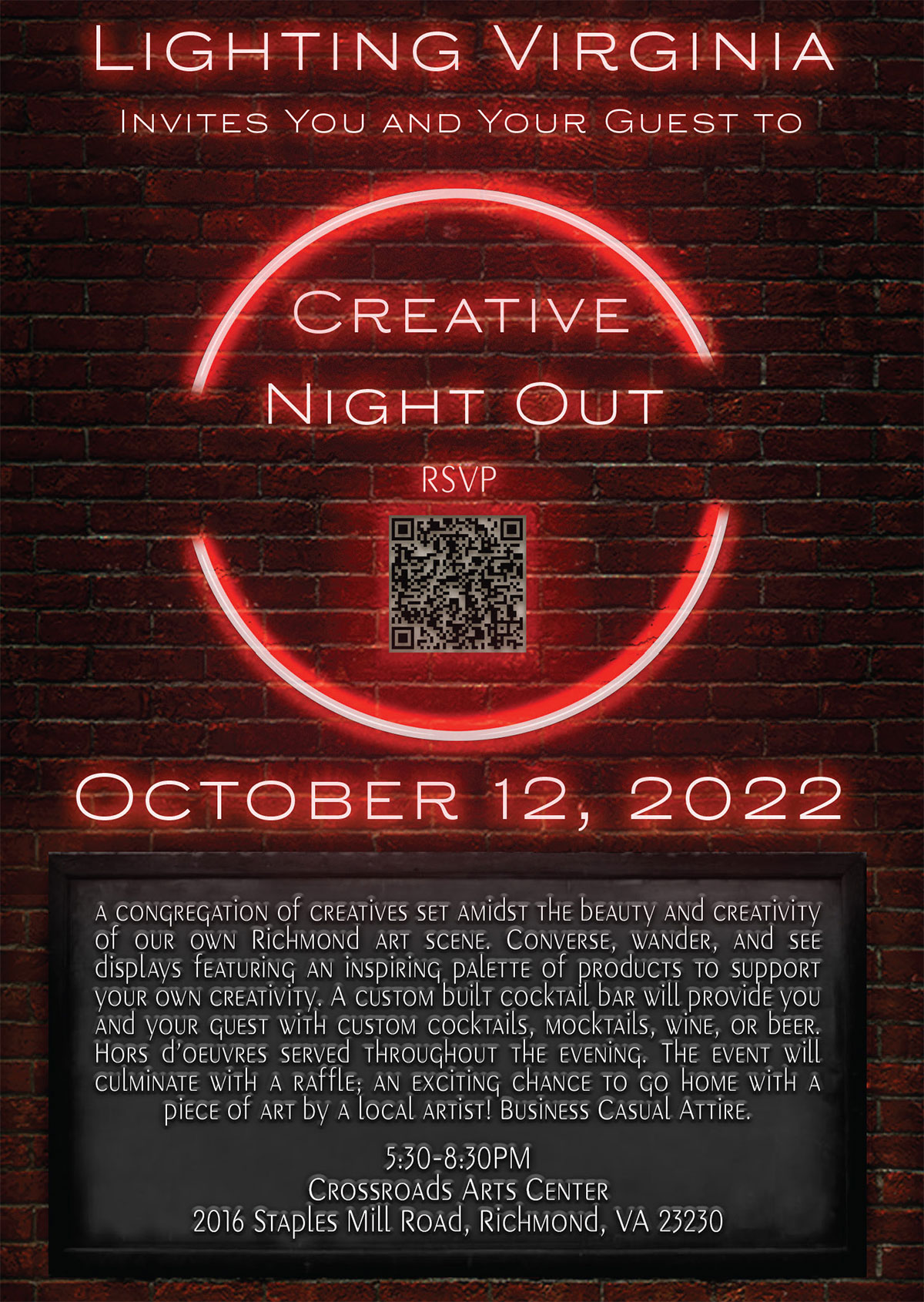 Creative Night Out @ Crossroads Arts Center